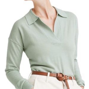 Madewell Mint Polo Pullover